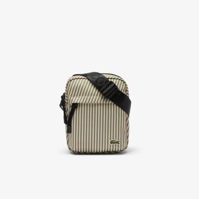 Lacoste Unisex Neocroc Striped Vertical Satchel - One Size In Beige