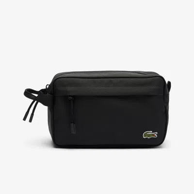 Lacoste Unisex Neocroc Toiletry Bag - One Size In Black