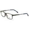 Lacoste Unisex 49mm Matte Grey Opticals