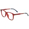 Lacoste Unisex Opticals In Red