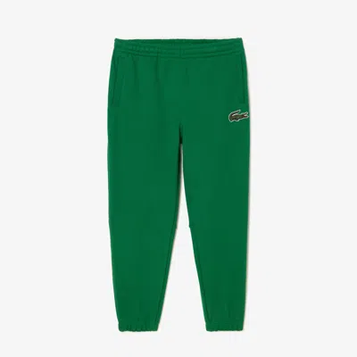 Lacoste Unisex Organic Cotton Fleece Sweatpants - 3xl In Green