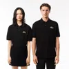 Lacoste Unisex Original L.12.12 Loose Fit Badge Polo - M In Black