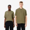 Lacoste Unisex Original L.12.12 Loose Fit Badge Polo In Green