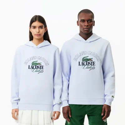 Lacoste Unisex Roland Garros Edition Sport Sweatshirt - Xxl In Blue