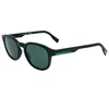 Lacoste Unisex 51mm Matte Black Sunglasses In Black