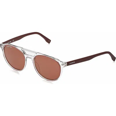 Lacoste Unisex Sunglasses  L881s Gbby2 In Brown
