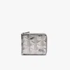 Lacoste Unisex The Blend Silver Zipped Billfold - One Size In Silver