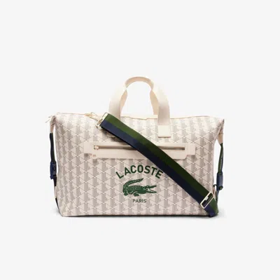 Lacoste Unisex The Blend Travel Weekend Bag - One Size In Beige