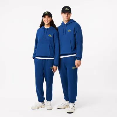 Lacoste Unisex Xl Croc Cotton Sweatpants - M In Blue