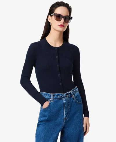 Lacoste Usa Women's Crewneck Sweater In Blue