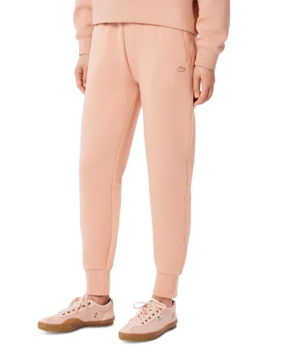 Lacoste Usa Women's Drawstring-waist Jogger Sweatpants In Rustcopper