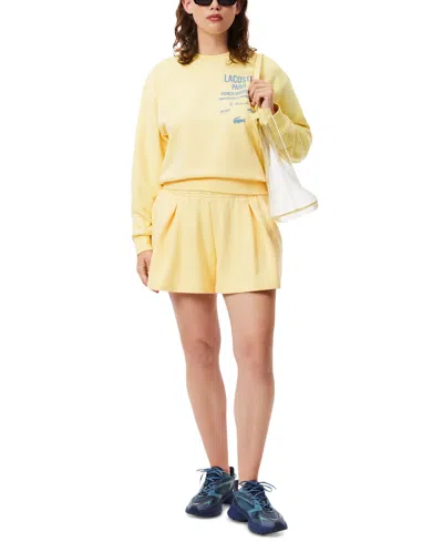 Lacoste Usa Women's Logo Sweat Shorts