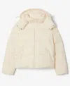 Lacoste Usa Women's Long Sleeves Puffer Jacket In Neutral