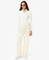 Lacoste Usa Women's Oversized Wide Leg Trousers In Neutral