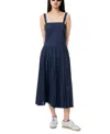 Lacoste Usa Women's Pleated Midi Dress