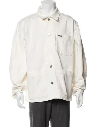 Pre-owned Lacoste Utility Jacket In Neutrals