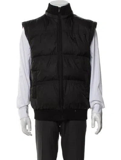 Pre-owned Lacoste Vest In Black