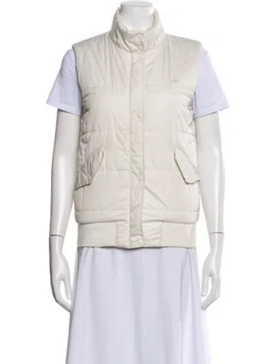 Pre-owned Lacoste Vest In Neutral