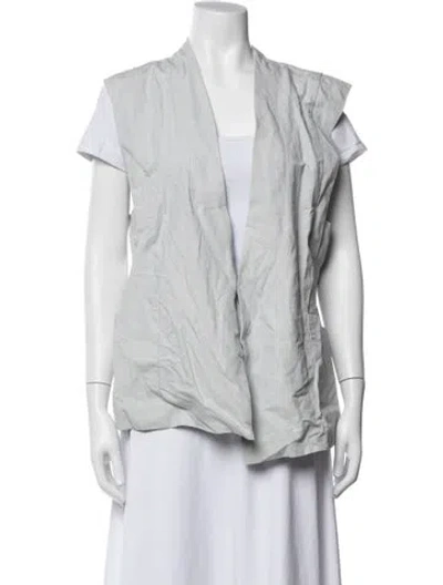 Pre-owned Lacoste Vest In Silver