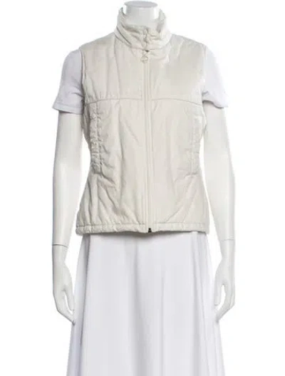 Pre-owned Lacoste Vest In White