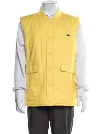 Pre-owned Lacoste Vest In Yellow