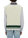 LACOSTE VESTS WITH LOGO