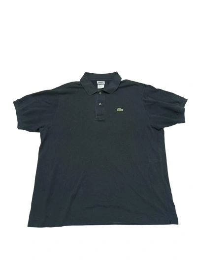 Pre-owned Lacoste Vintage 00s Black Polo Made