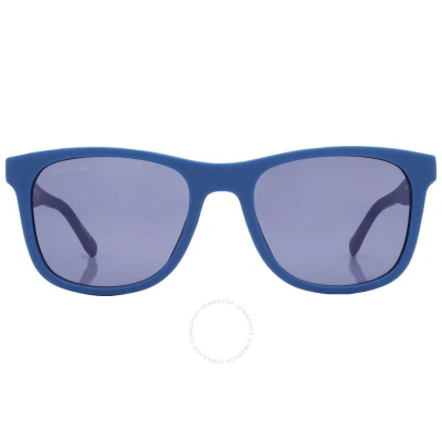 Lacoste Violet Square Men's Sunglasses L929se 422 53 In Blue / Violet