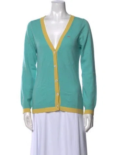 Pre-owned Lacoste V-neck Sweater In Multi