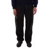 Lacoste Water Repellent Taffeta Relaxed Cargo Pants In Black
