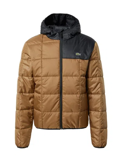 LACOSTE LACOSTE WATERPROOF COLOUR-BLOCK PUFFER JACKET