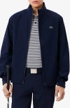 Lacoste Waterproof Performance Stretch Golf Jacket In Black