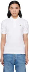Lacoste Short Sleeved Polo T Shirt White In 001 White