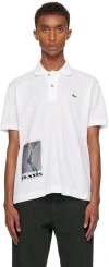 LACOSTE WHITE ORIGINAL L.12.12 POLO