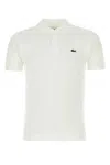 LACOSTE WHITE PIQUET POLO SHIRT