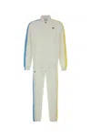 LACOSTE WHITE POLYESTER TRACKSUIT