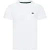 Lacoste White T-shirt For Kids With Crocodile