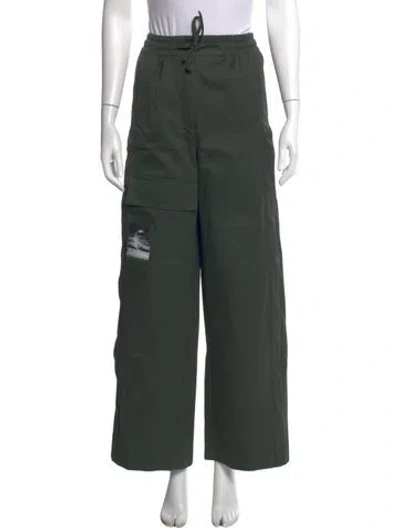 Pre-owned Lacoste Wide Leg Pants W/ Tags In Green