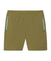 Lacoste Water-repellent Relaxed-fit Shorts In Green