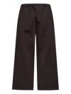 Lacoste Wide-leg Track Pants In Brown