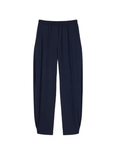 Lacoste Wide-fit Sweatpants In Blue