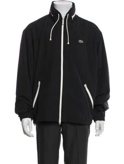Pre-owned Lacoste Windbreaker In Black