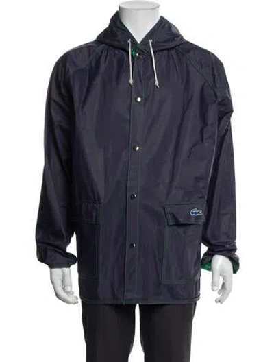 Pre-owned Lacoste Windbreaker In Blue