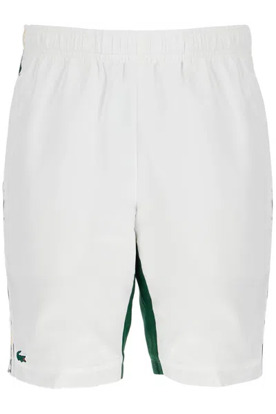 Lacoste With Logo On The Bermuda Shorts In White