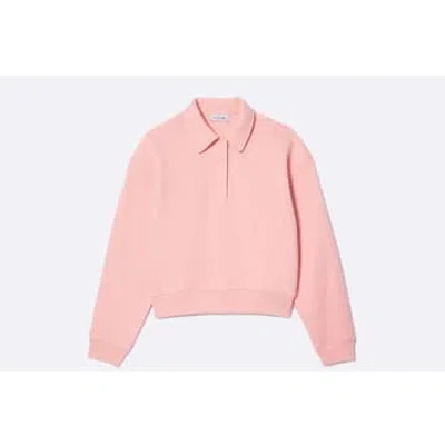 Lacoste Wmns Polo Neck Waterlily In Pink