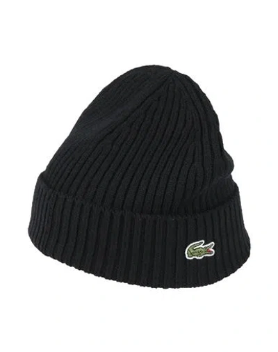 Lacoste Woman Hat Black Size Onesize Wool
