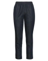 Lacoste Woman Jeans Blue Size 4 Cotton In Blue