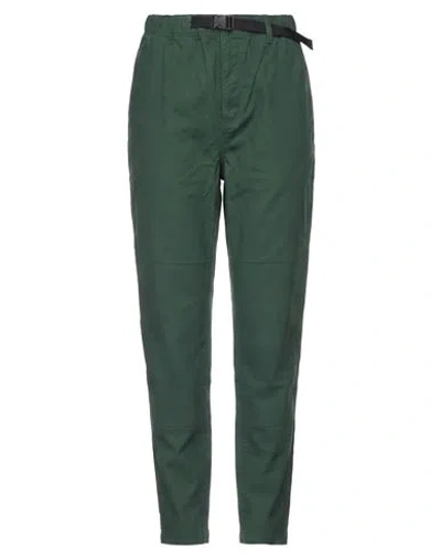 Lacoste Woman Pants Green Size 00 Cotton, Elastane