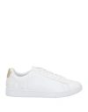 LACOSTE LACOSTE WOMAN SNEAKERS WHITE SIZE 6 LEATHER