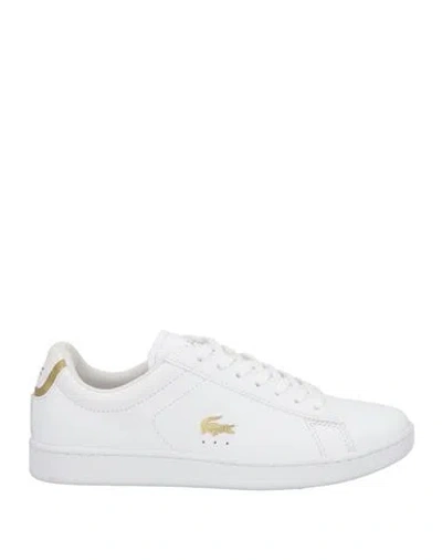 Lacoste Woman Sneakers White Size 6 Leather